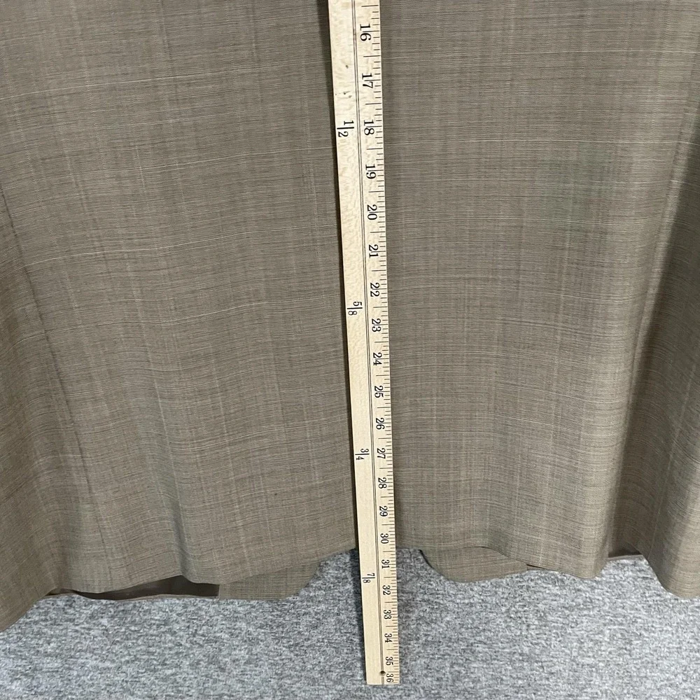 Lori Piana Suit Mens 43R Beige Plaid Wool 2 Pc 38x30 Hickey Freeman Nordstrom